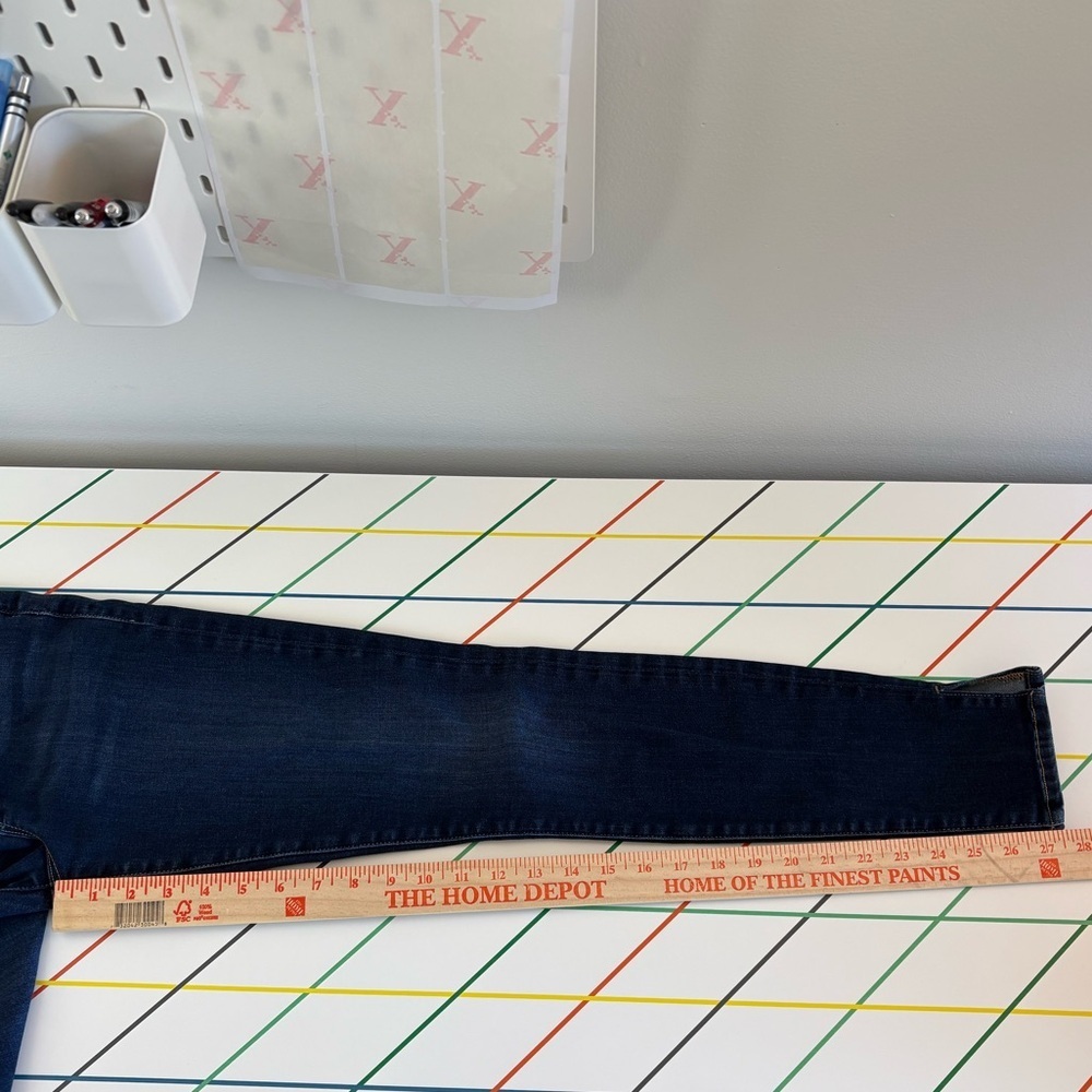 Frame Le High Skinny Jeans in Dark Wash size 26 in good condition casual - Picture 15 of 15